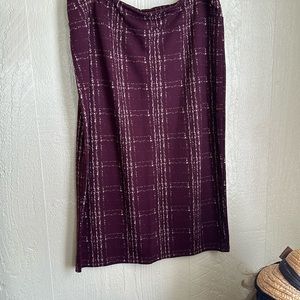 Long skirt from Nordstrom size 2X color burgundy